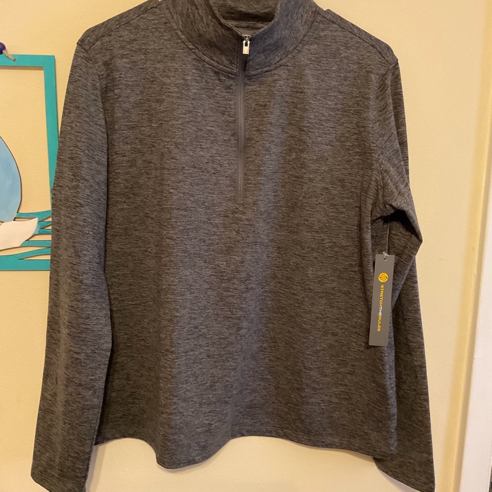 New stylish sports top, Gray Long Sleeve Women's Top